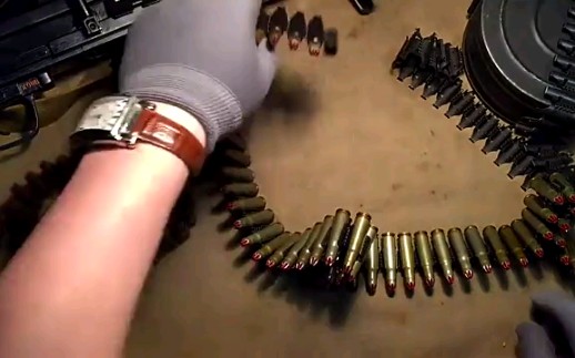 56式机枪rpk弹链