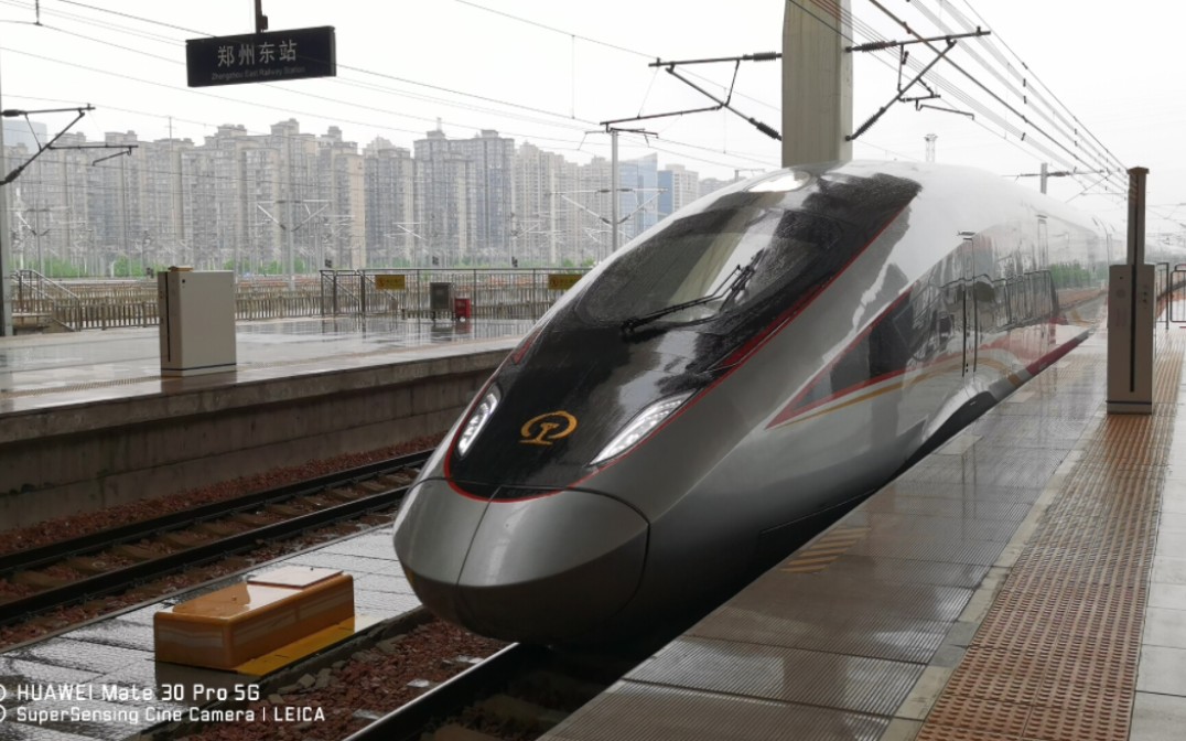 g805 北京西→洛阳龙门,由纸局纸段担当.14:17到达郑州东站