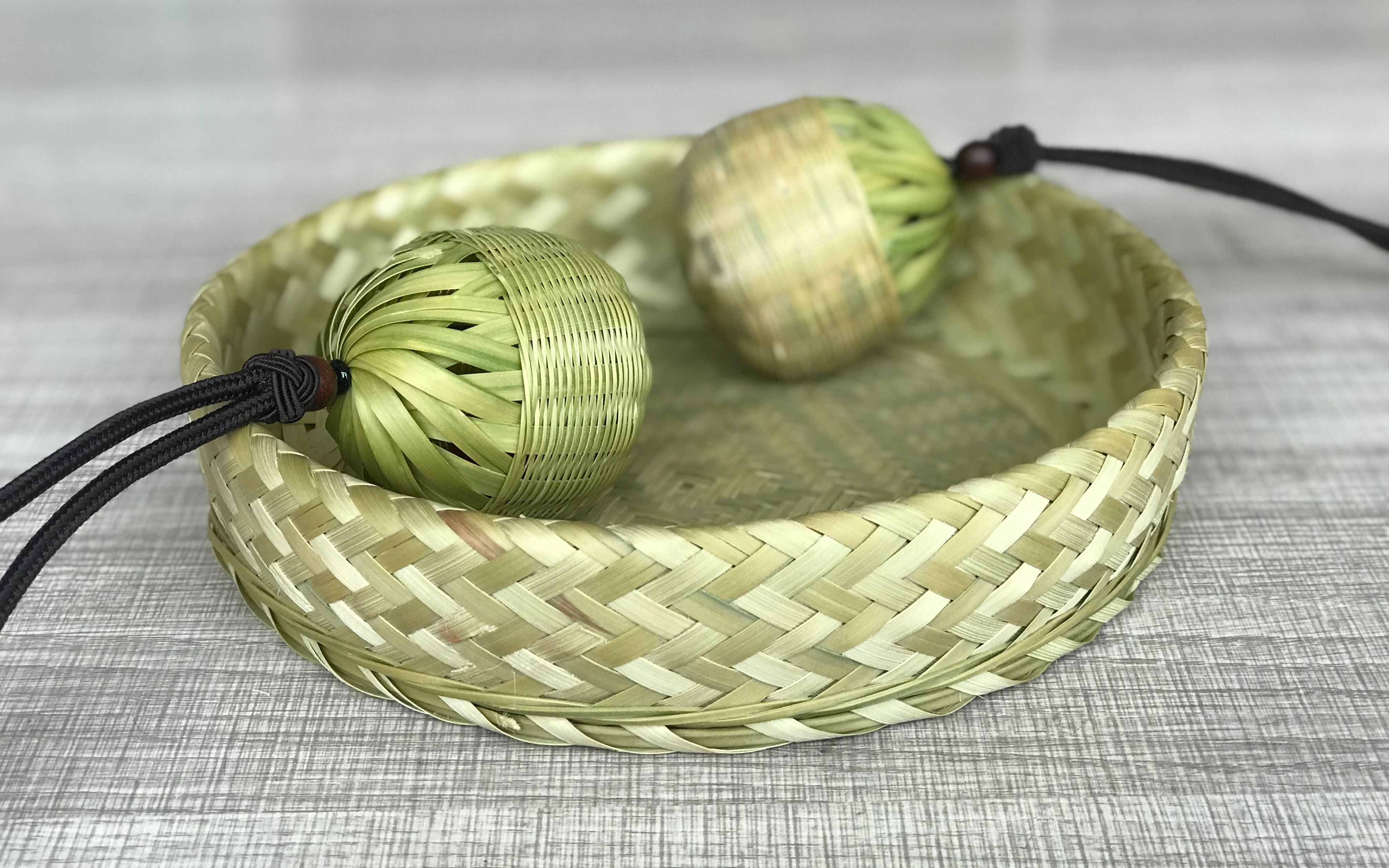 紫芸竹编工艺——精编竹铃铛,精致美观,编制过程奉上