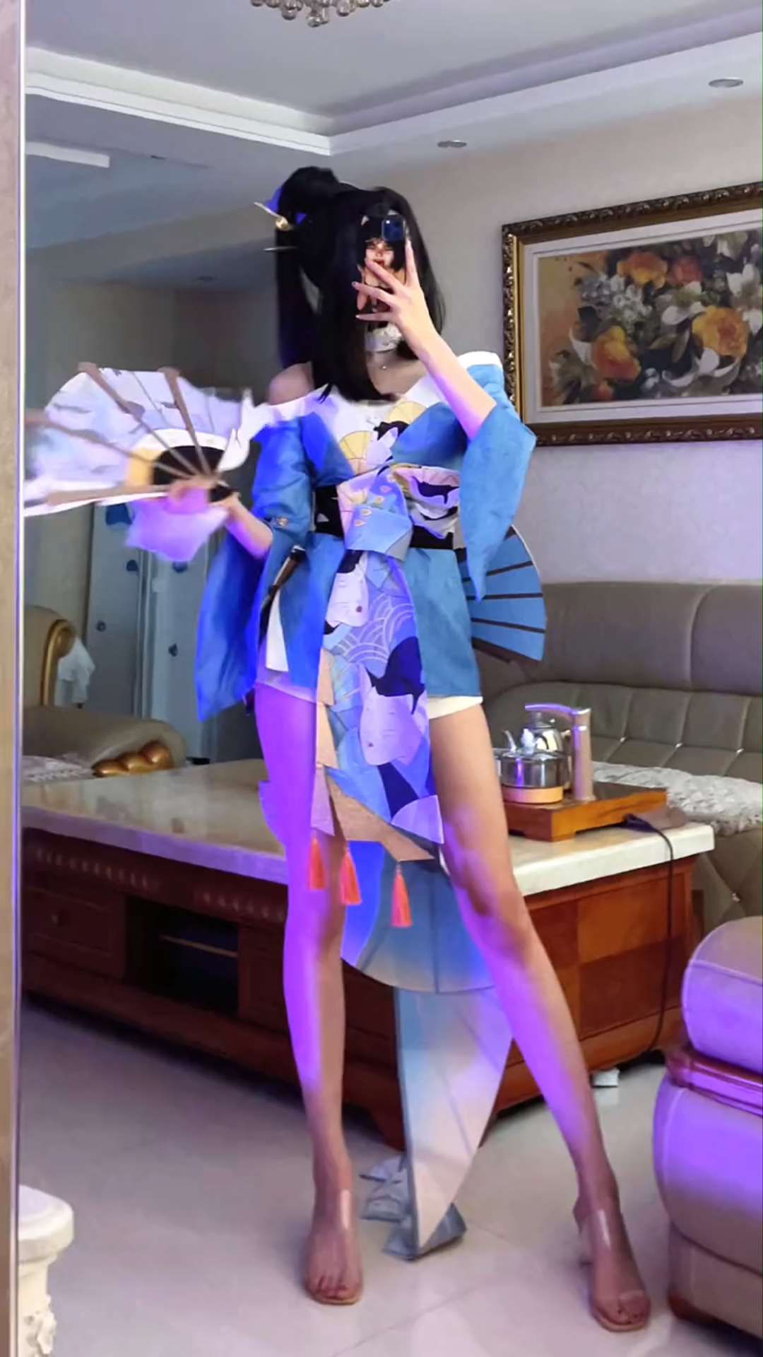 电气鼠##狗头萝莉#鼠的不知火舞cos
