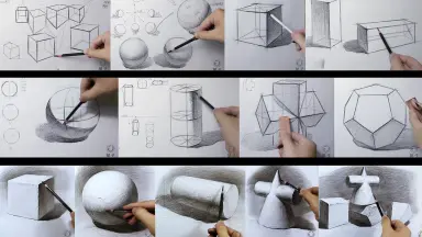 100幅大师素描速写，成就了艺术的辉煌