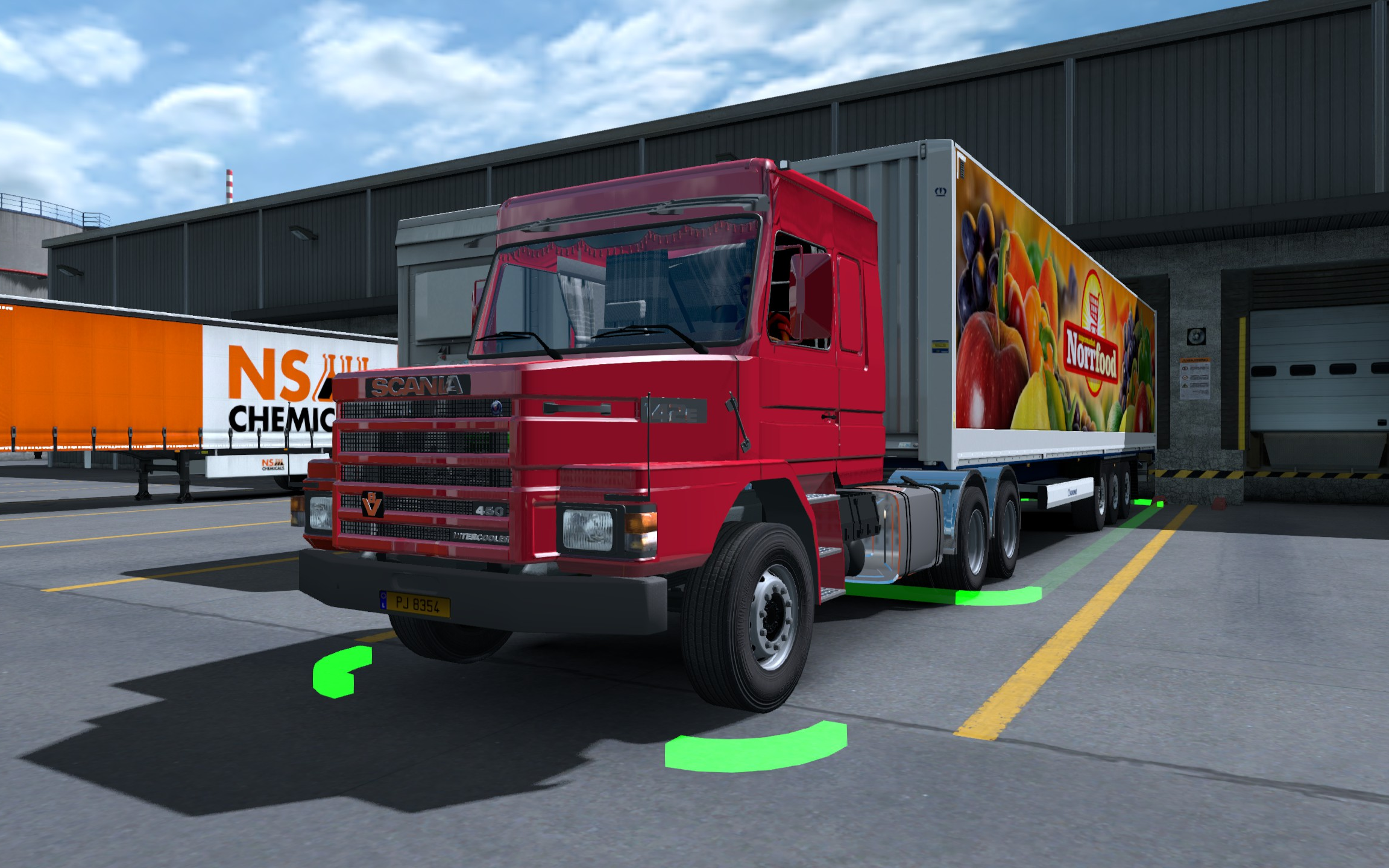 欧洲卡车模拟2--新模型斯堪尼亚老车scania_2se edit mjtemdark(1.35.