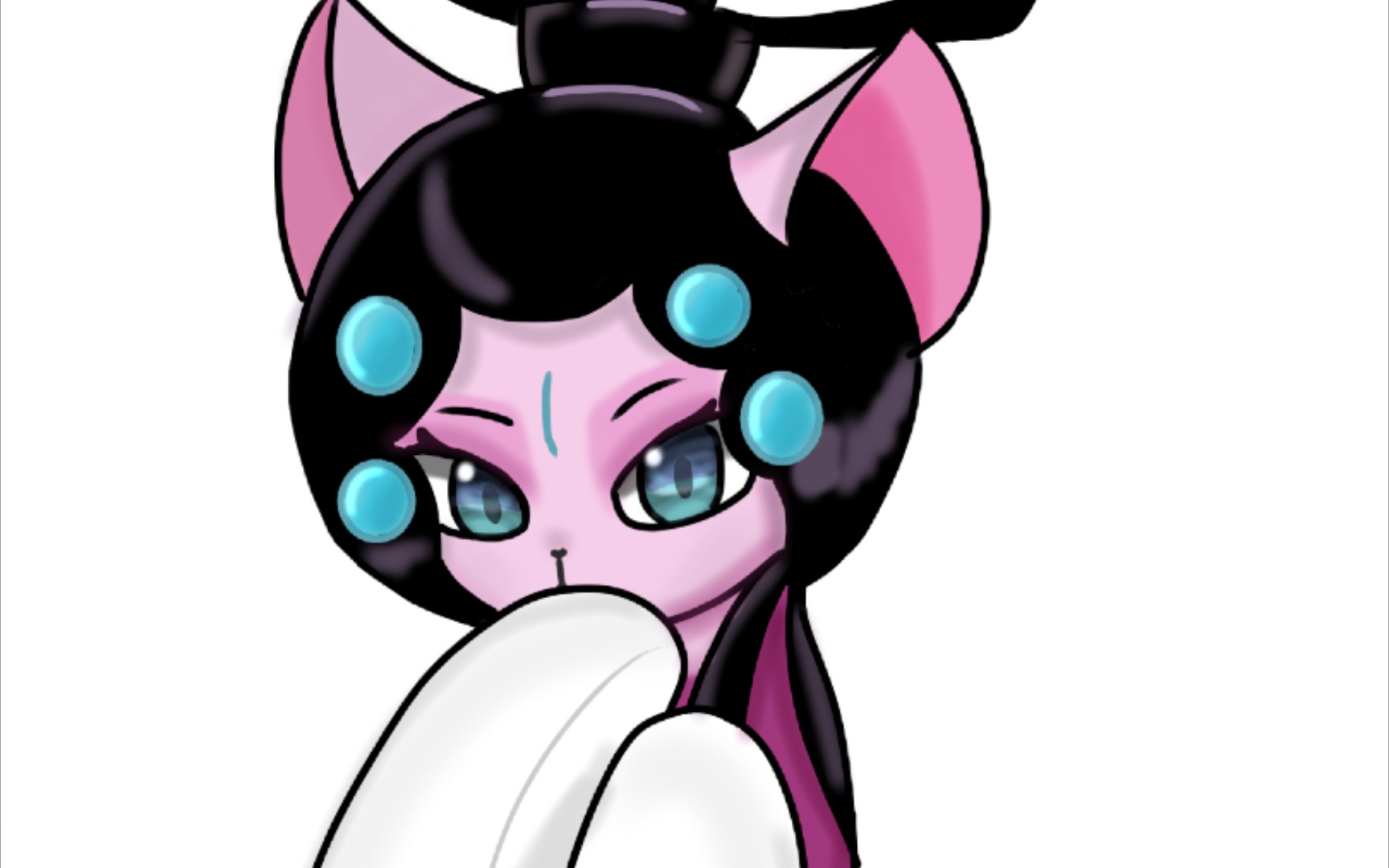 京剧猫 墨紫绘画过程˙080961 38. 09 .38 620008