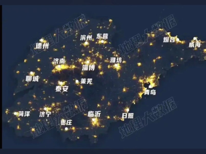 各省夜景图,哪个最亮?哔哩哔哩bilibili