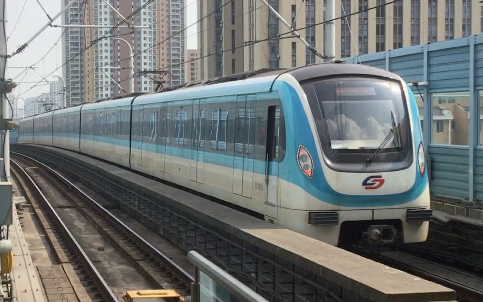 【苏州地铁2号线】0239#驶出阳澄湖中路站 桑田岛站方向_哔哩哔哩