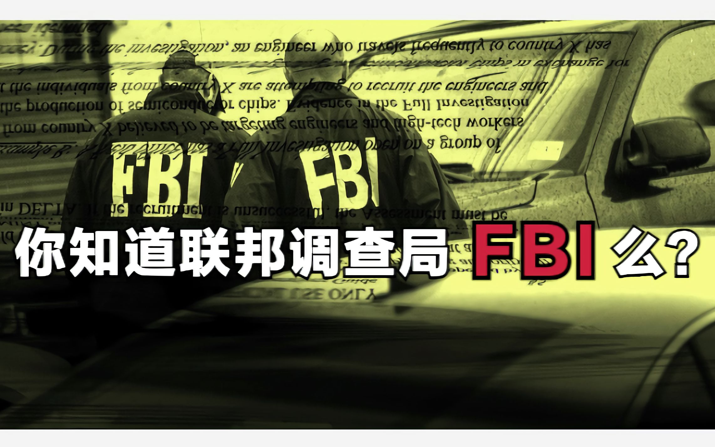 【情报机构】美国联邦调查局FBI的前世今生 为什么那么大权利?哔哩哔哩bilibili