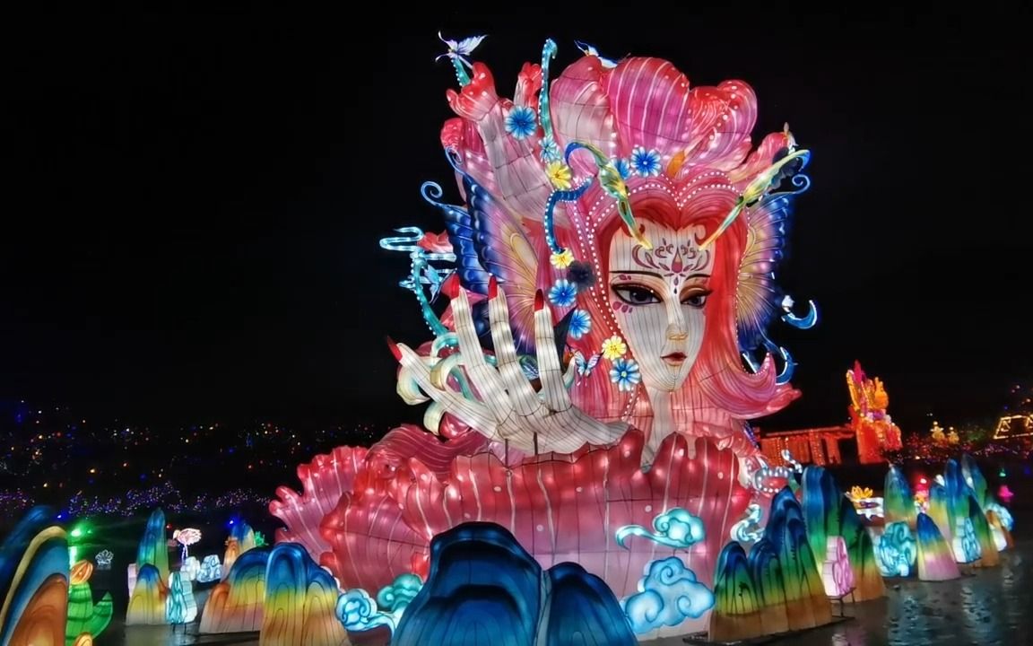 太原玉泉山元宵节灯展绝绝子