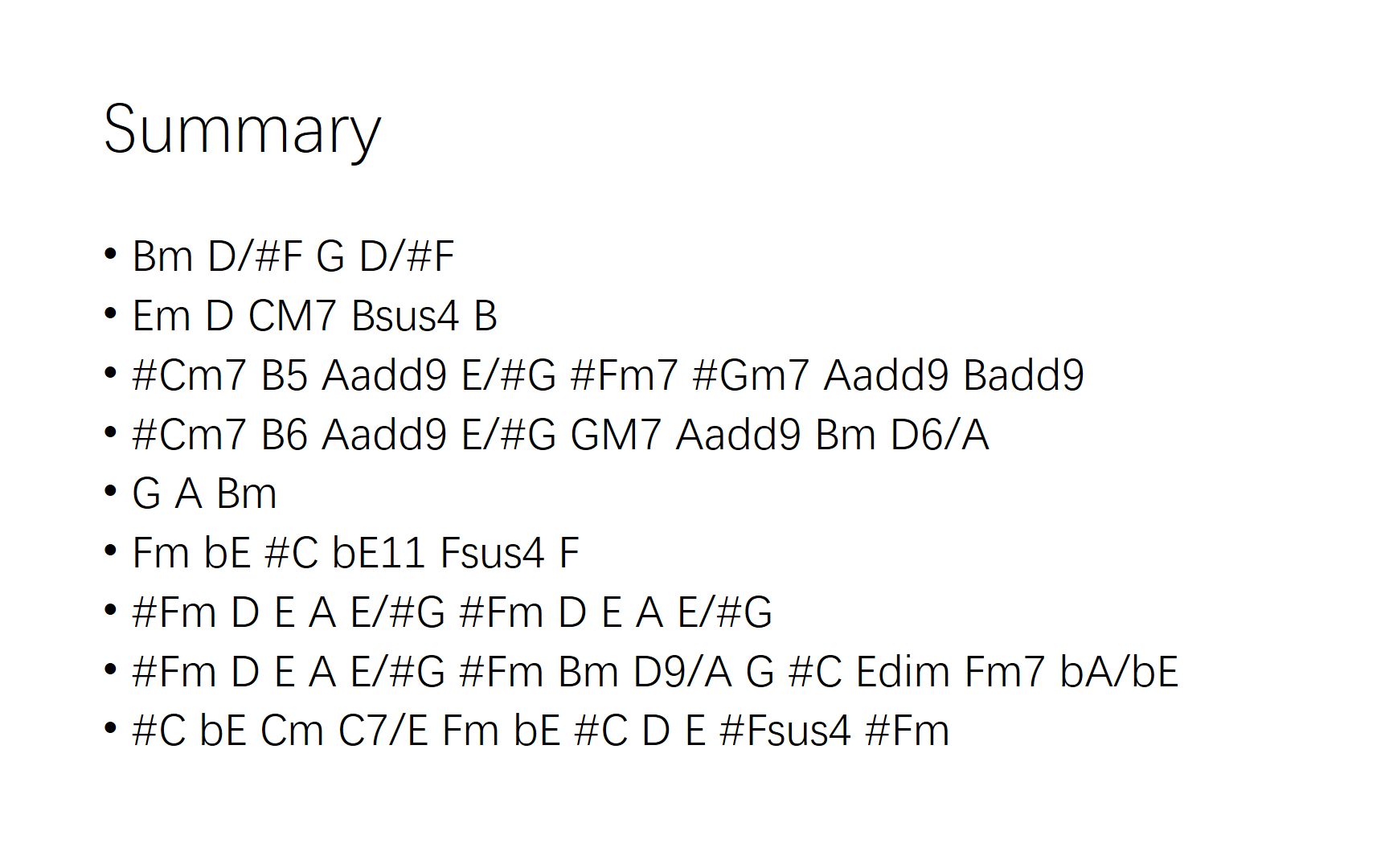 比翼の羽根缘之空op和弦