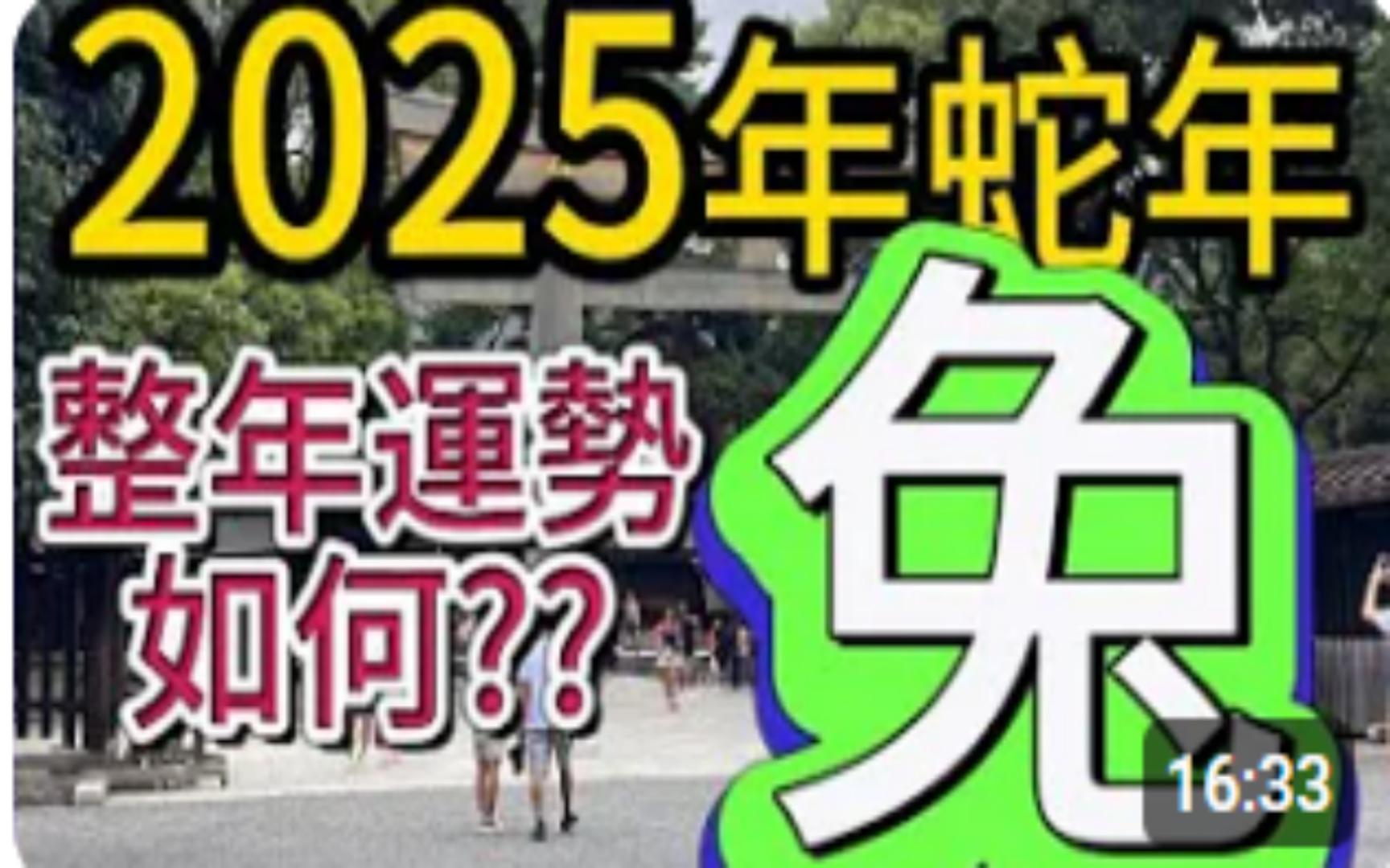 张古柏——2025年乙巳年12生肖整年运势分析 – 兔哔哩哔哩bilibili