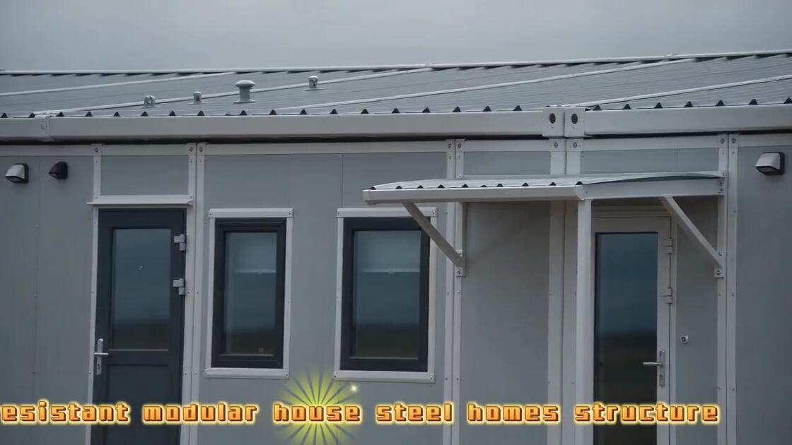 integrated house, modular building, steel structure and wind resistant ...