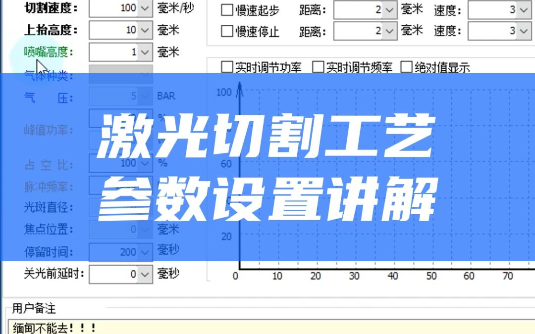 柏楚系统切割工艺界面参数详细讲解教程哔哩哔哩bilibili