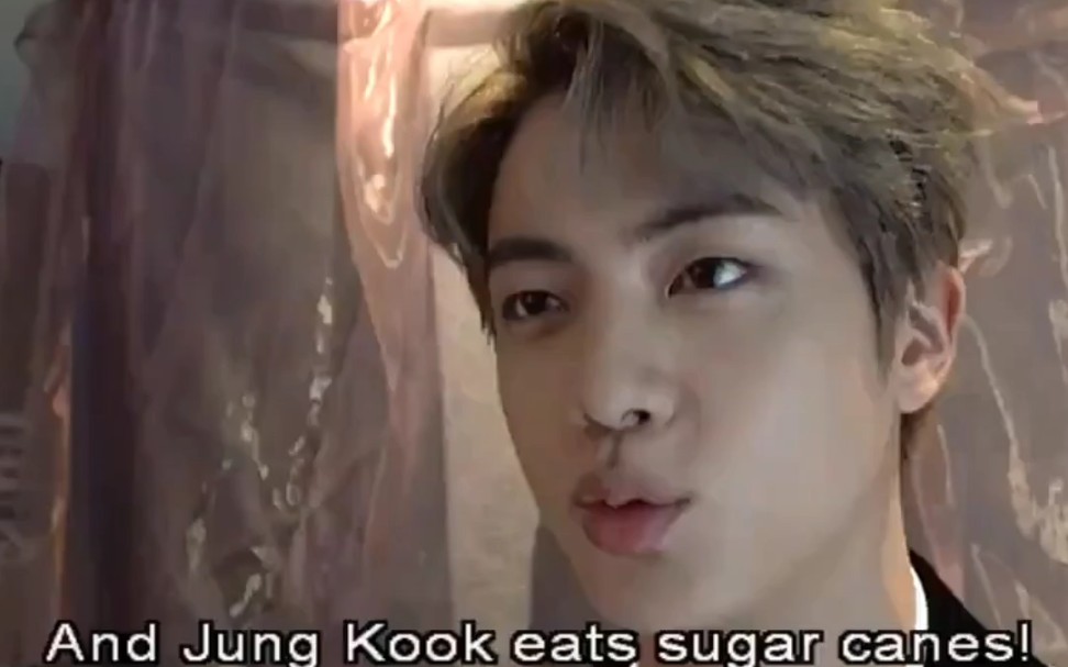 看到果果吃甘蔗感到震惊的硕珍"为什么咬树枝吃?