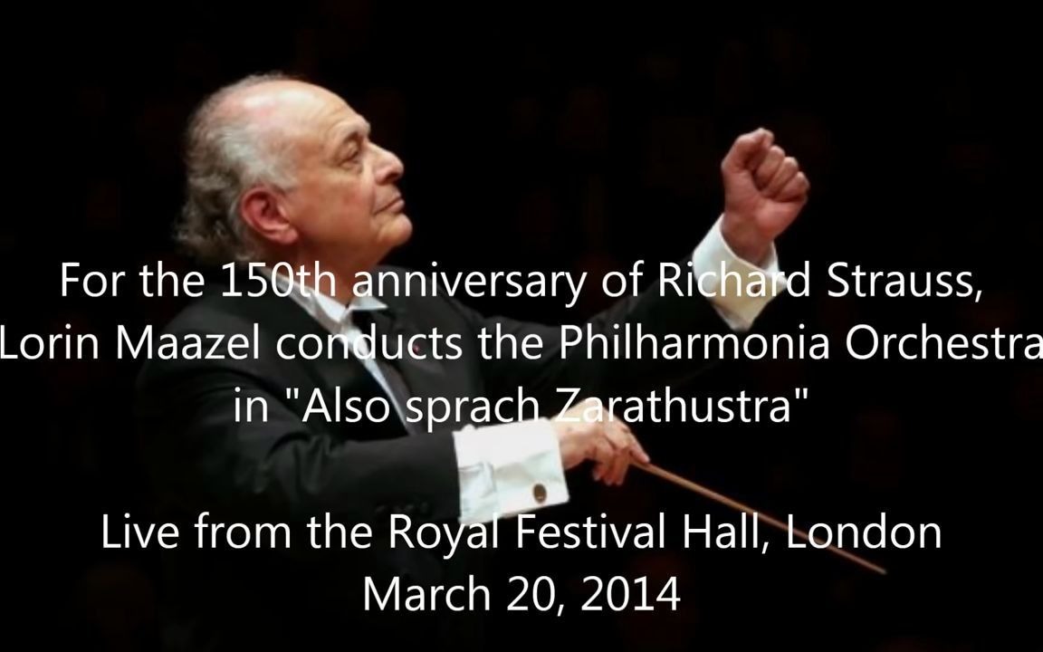 [图]Richard Strauss- Also sprach Zarathustra - Lorin Maazel