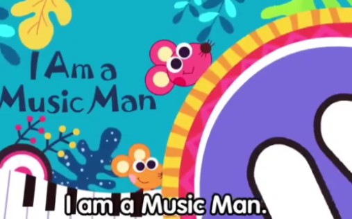 [图]欢唱英语:I am a music man