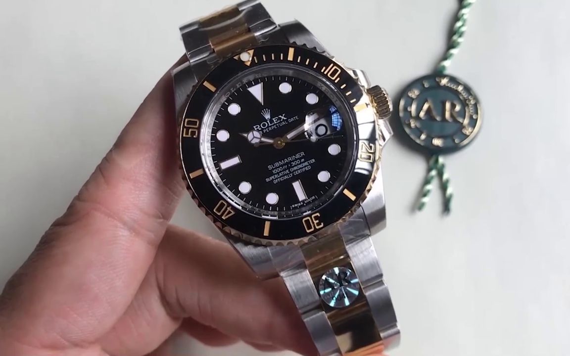 浪琴女款高档手表价格ar劳力士间金黑水鬼904钢3135机芯