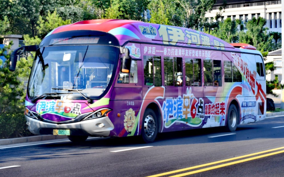 老城伊滨一线牵,大站快车焕新颜 洛阳公交pov——伊滨早六点3号线(常