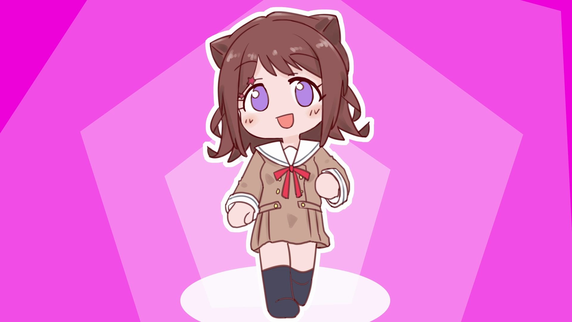 【手书/邦邦 bang dream】本田未央化的cdd 户山香澄的摆手散步!