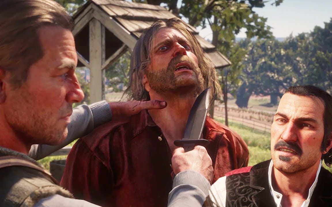 达奇让亚瑟干掉迈卡_荒野大镖客2