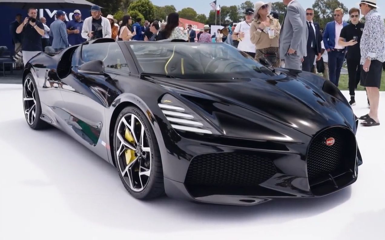 实拍布加迪mistral敞篷跑车 最后的w16 (autotrader)