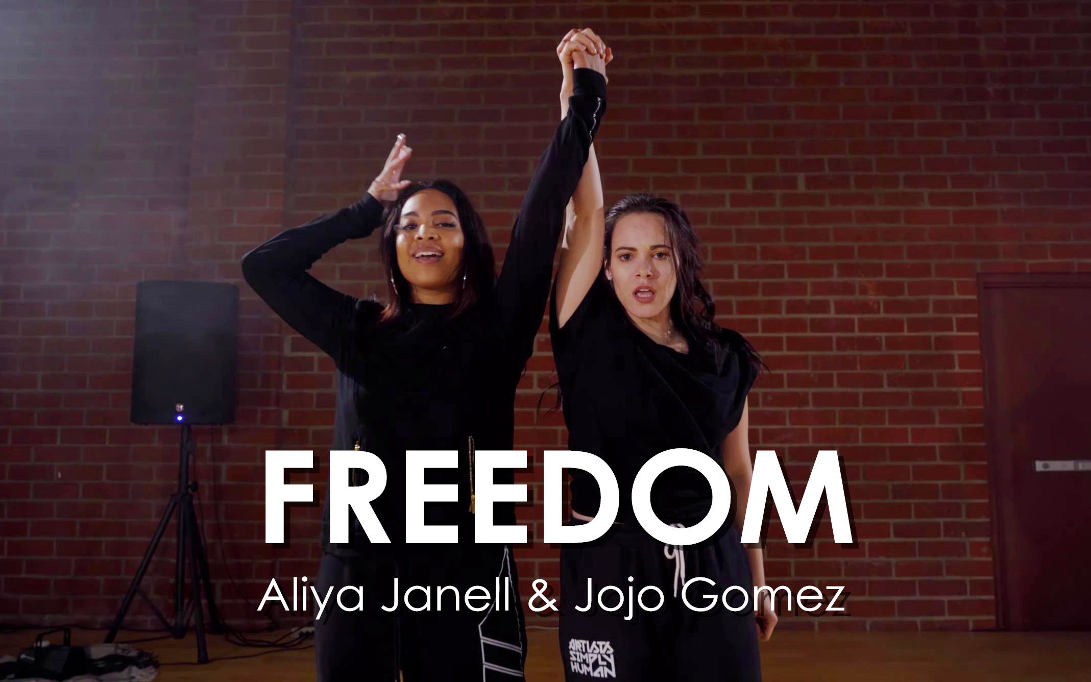 [图]两大女神再合作为自由发声！Aliya Janell+Jojo Gomez编舞 Jade客串 谁不喊一声绝了！