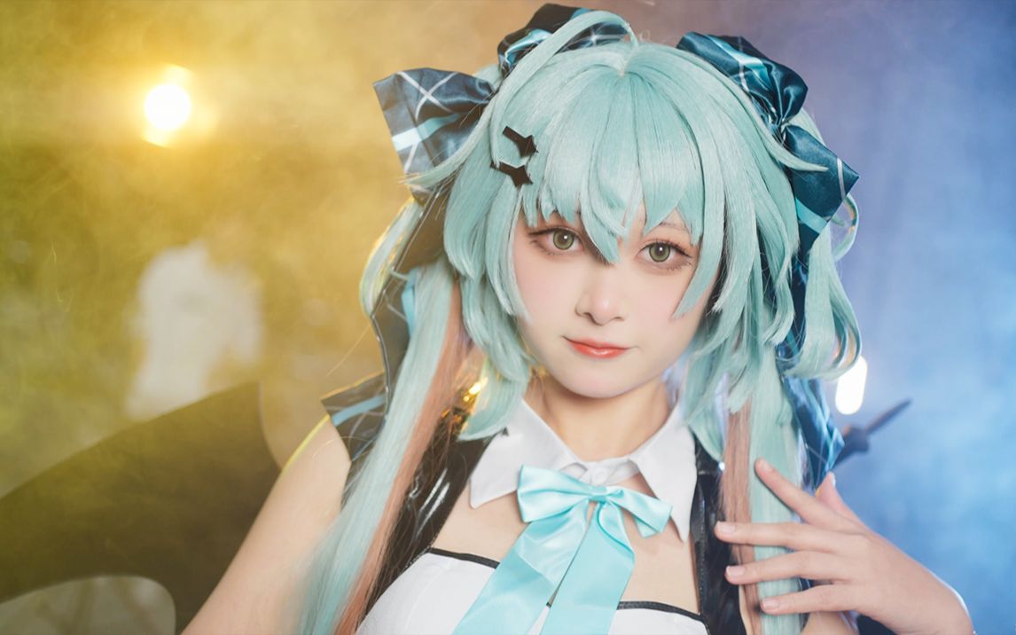 试一下!初音未来小浣熊cos