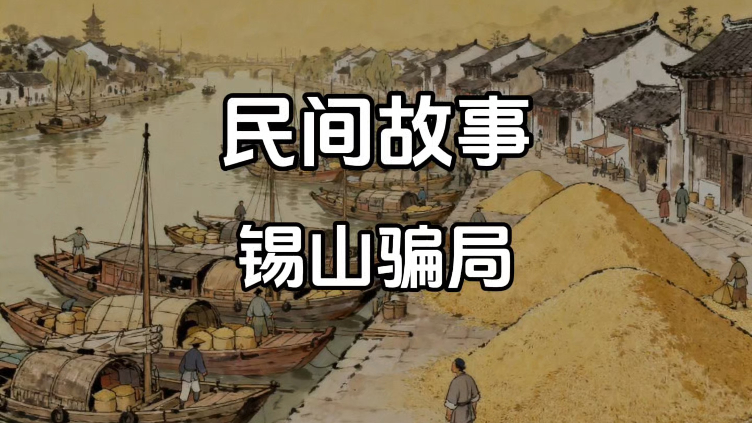 【民间故事”睡前故事】-故事会65-锡山骗局