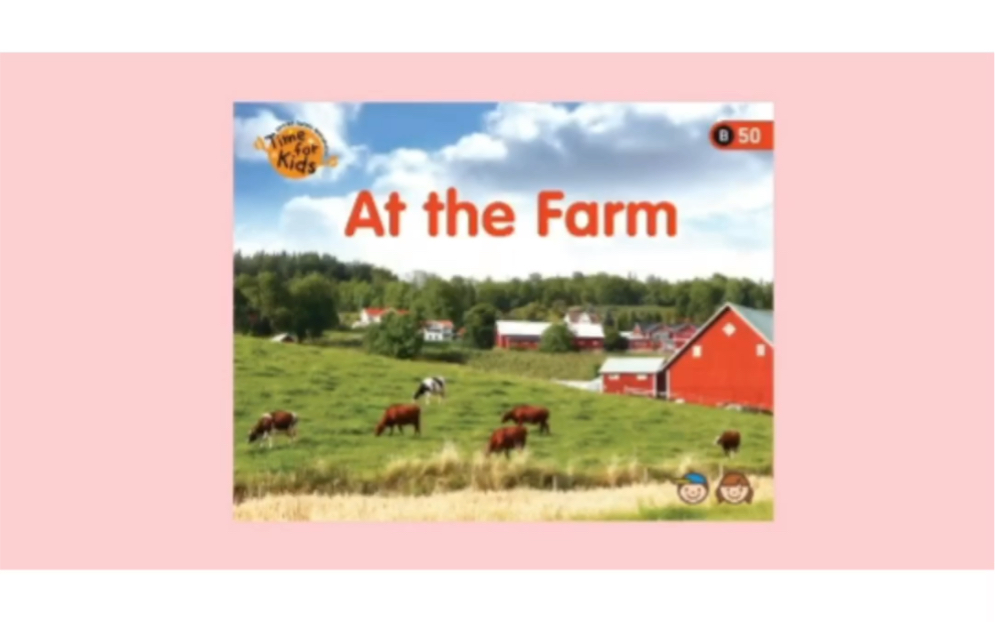 零基础英语启蒙小课堂,趣味磨耳朵英文分级绘本动画视频-at the farm