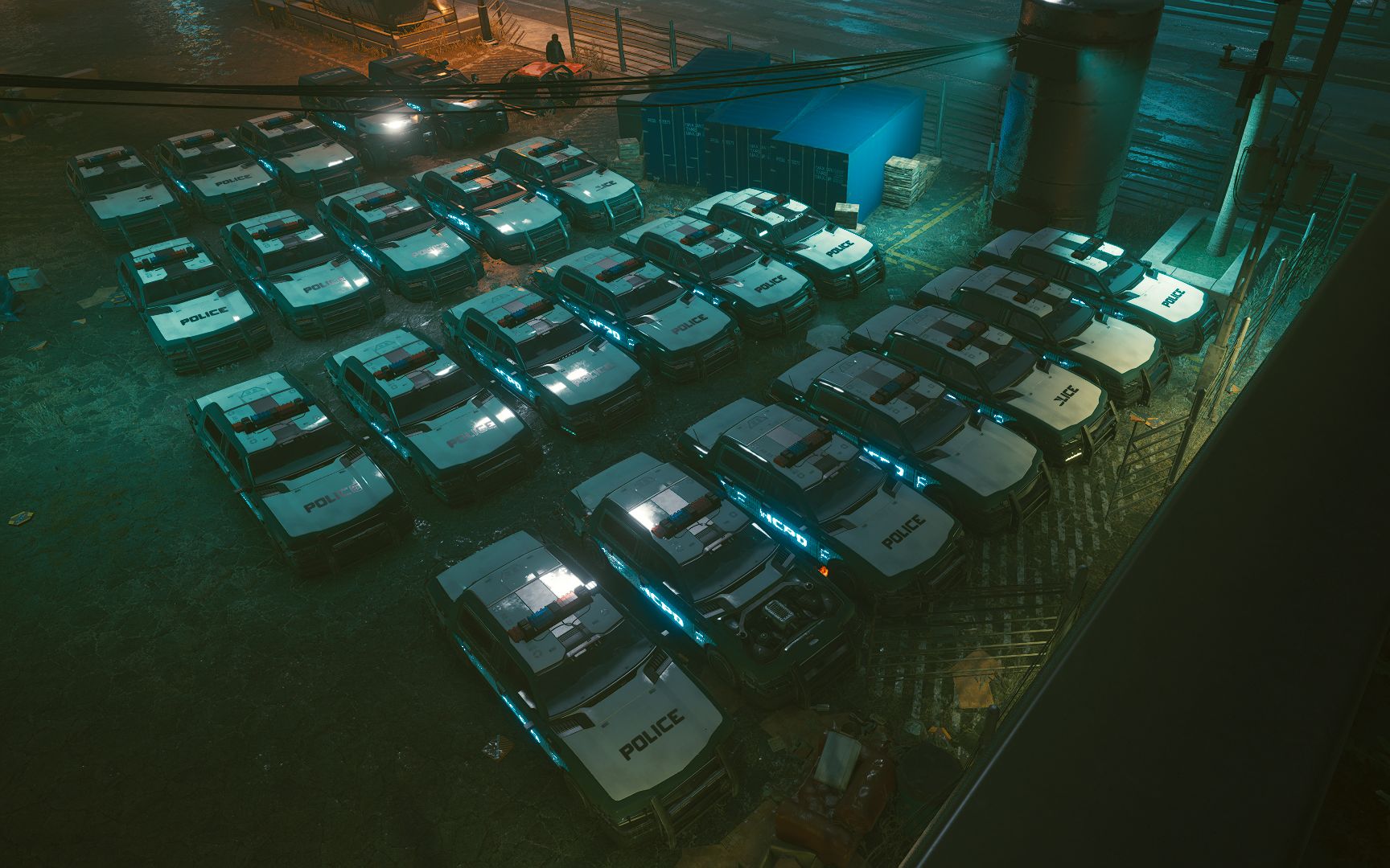 【赛博朋克2077】ncpd的警车4s店