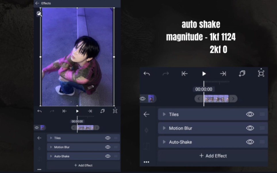 alightmotion shake tutorial