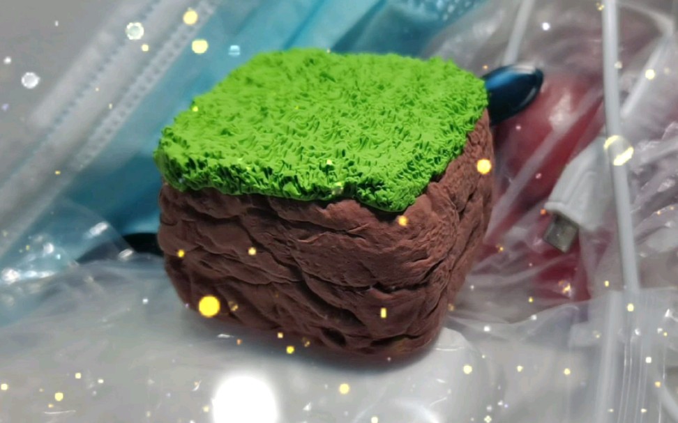 【超轻粘土】草块底座教程_哔哩哔哩_bilibili