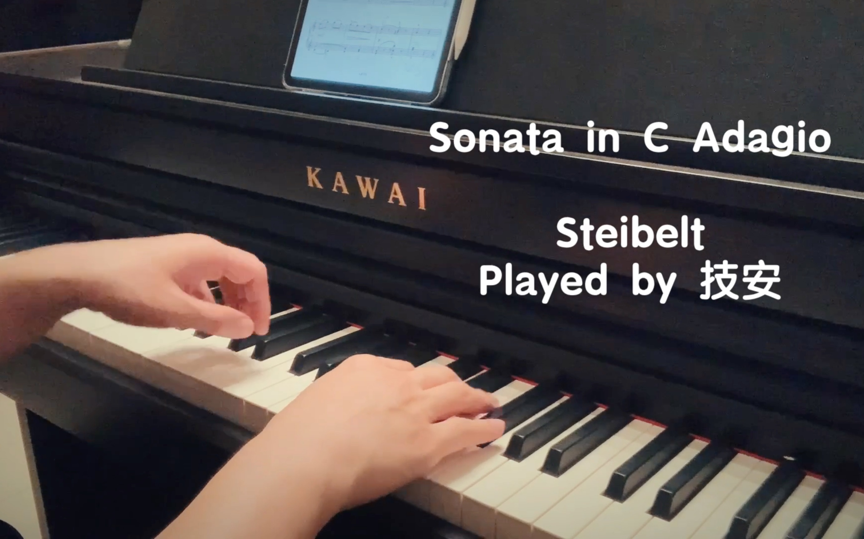 [图]Sonata in C Adagio Steibelt