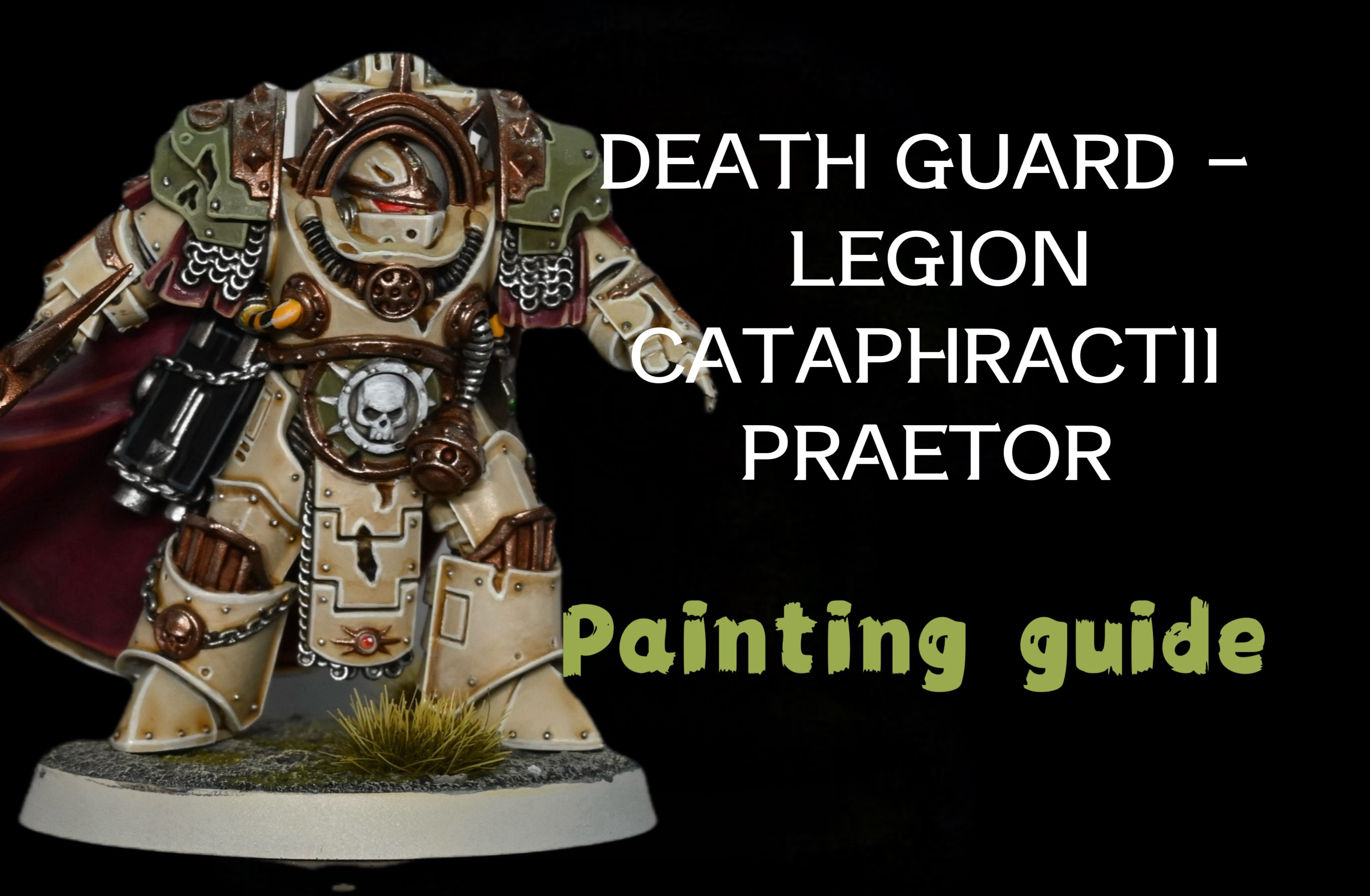 死亡守卫铁骑终结者执政官涂装教程-战锤hh荷鲁斯之乱30k