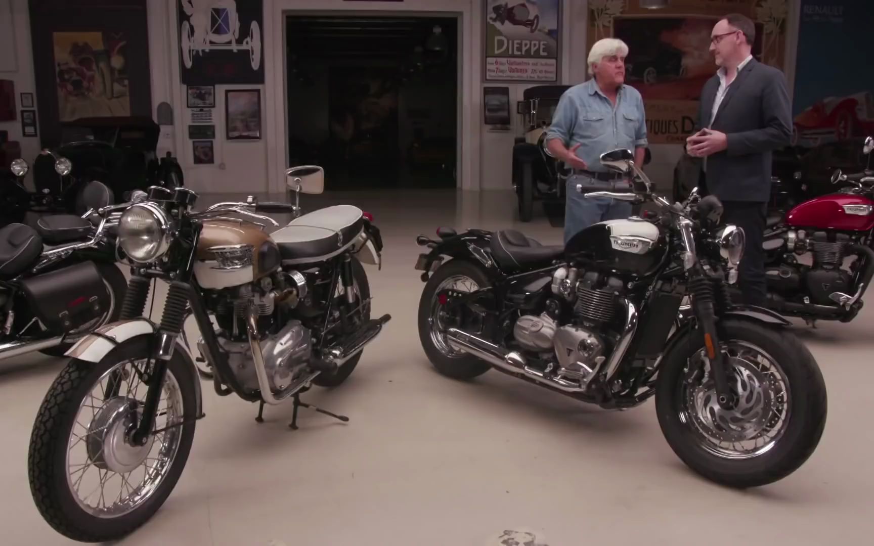 凯旋bonneville speedmaster - jay lenos garage