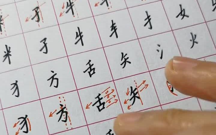 先练笔画再练字?还是边练笔画边练字?哔哩哔哩bilibili