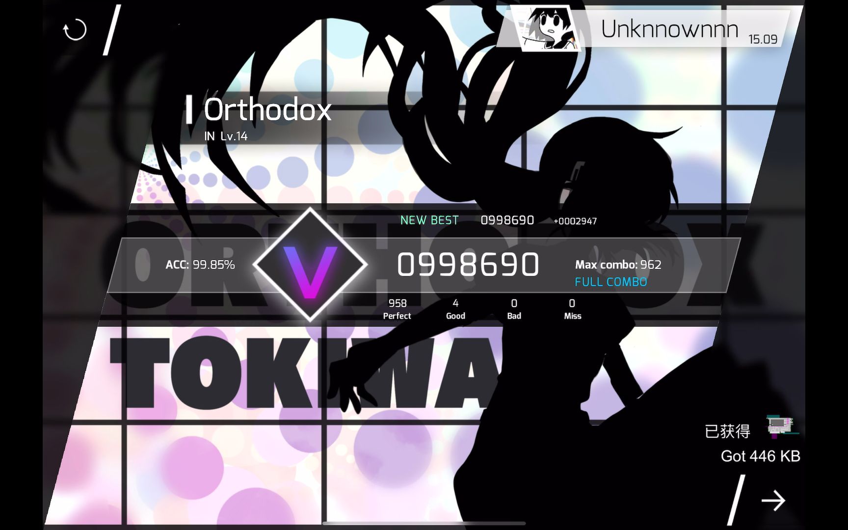 【phigros】orthodox in14 fc - 4good