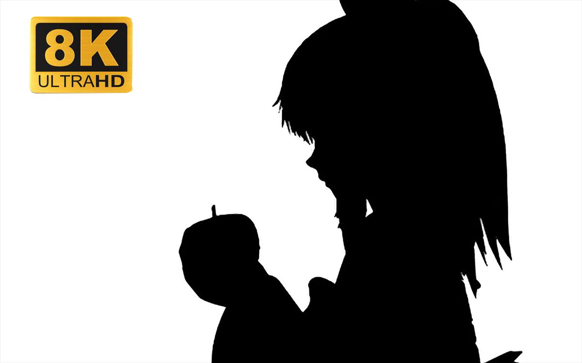 [图]【8K修复+音频修复版】Bad apple！！全世界最清晰版