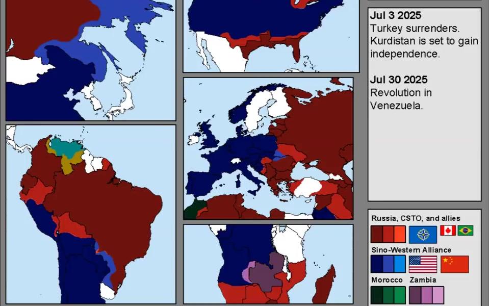 【架空历史未来地图】第三次世界大战_哔哩哔哩_bilibili