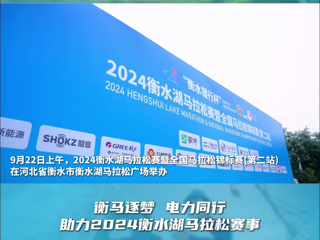 衡马逐梦 电力同行助力2024衡水湖马拉松赛事哔哩哔哩bilibili