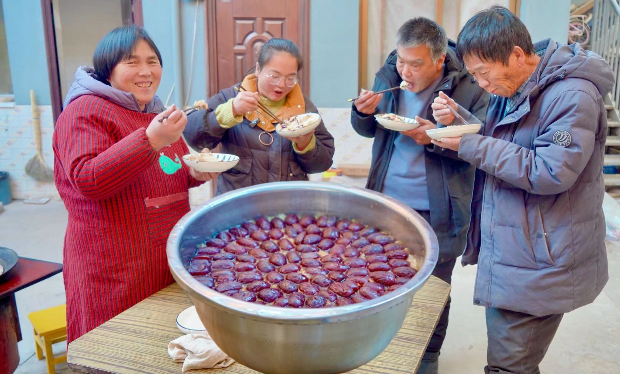 在家这样做甑糕,软糯黏甜枣香浓郁,地道家乡味!哔哩哔哩bilibili