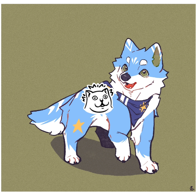 拍卖兽设,可爱的狗勾,0起随加,默认买断,可30拦截带走