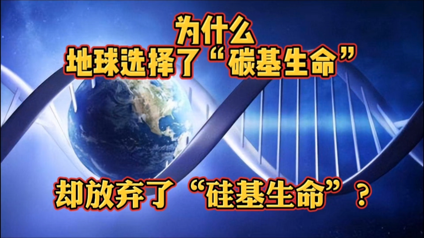 为什么地球选择了“碳基生命”,却放弃了“硅基生命”?哔哩哔哩bilibili