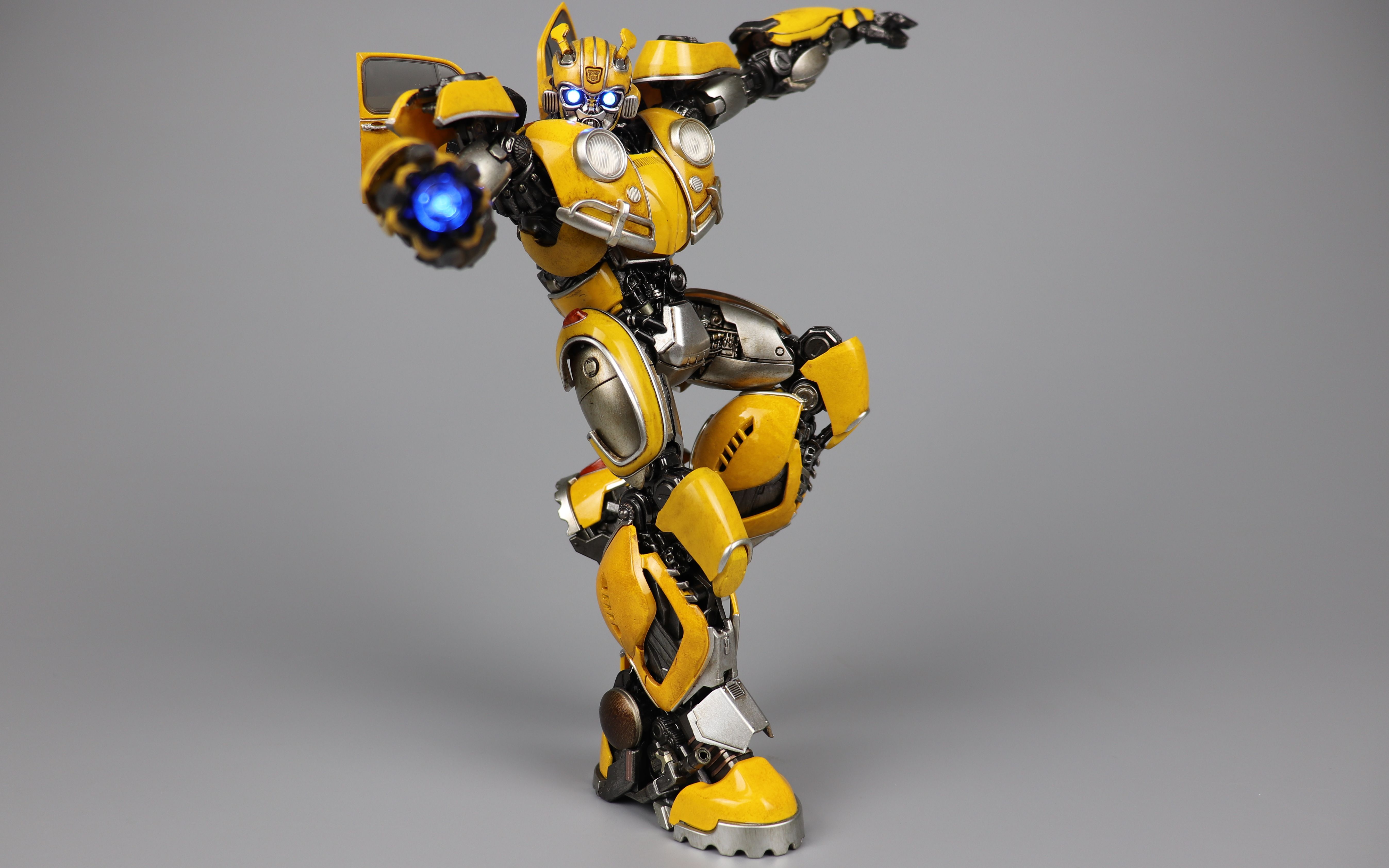 开盒分享5u模玩ko版大黄蜂合金成品