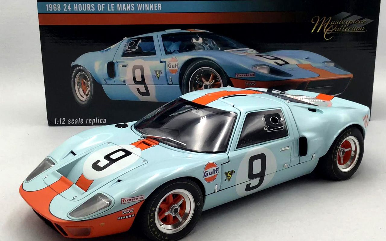 【汽车模型】acme 1:12 福特gt40 1968 ford gt40 mki 勒芒车模