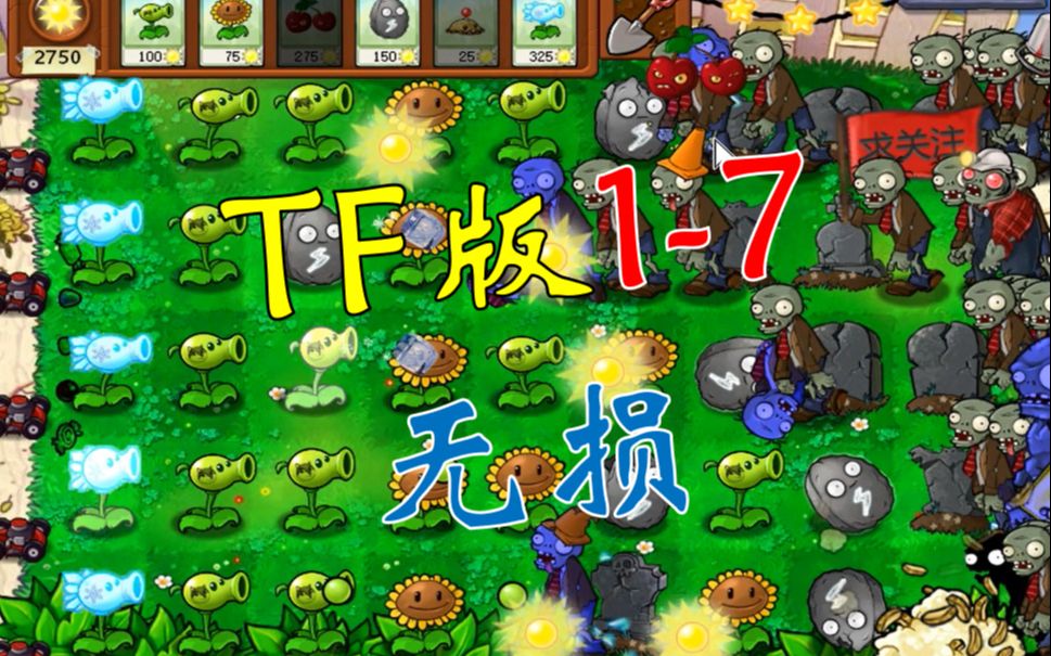 【飞扬】植物大战僵尸tf版 1-7无损
