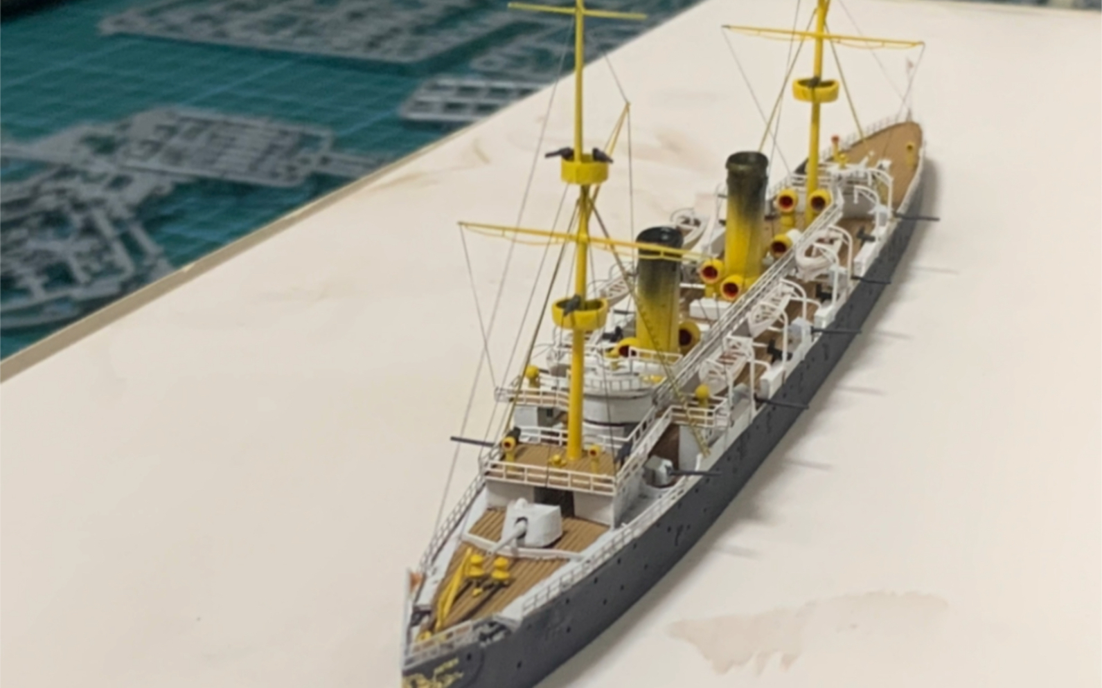海天号巡洋舰模型图片