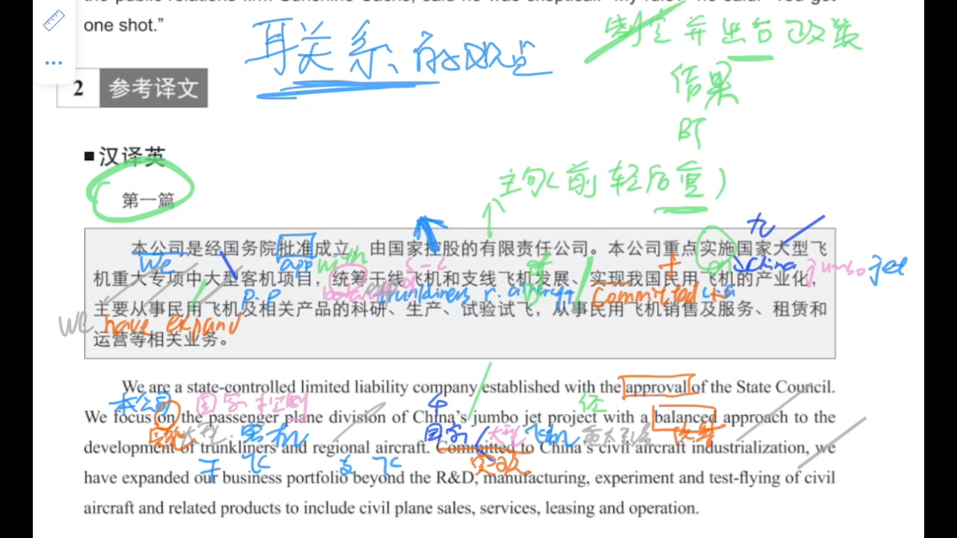 [图]CATTI一级笔译历年真题精选 汉译英 第一篇1