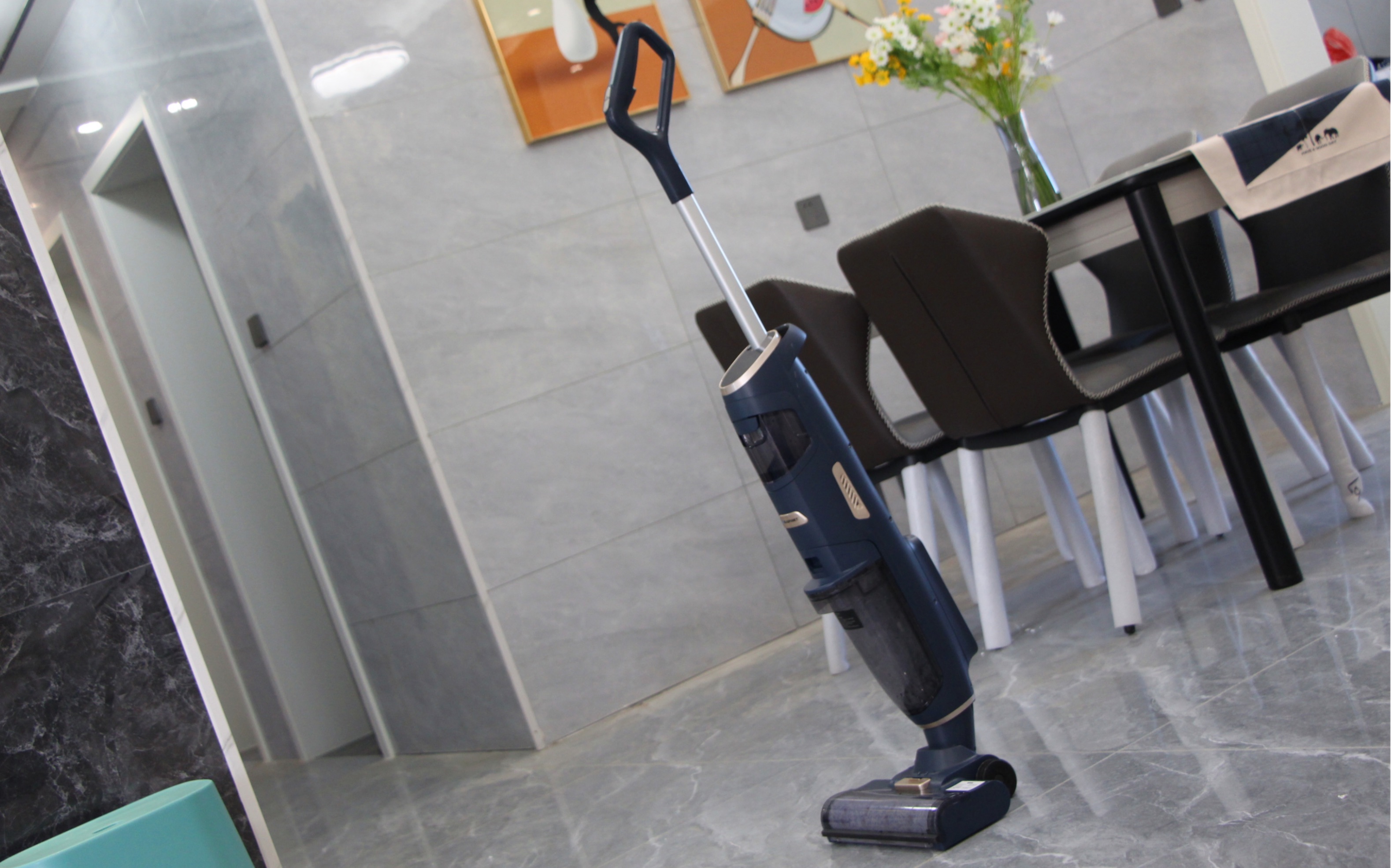 地面深度清洁电解水除菌德国蓝宝家用洗拖地一体洗地机