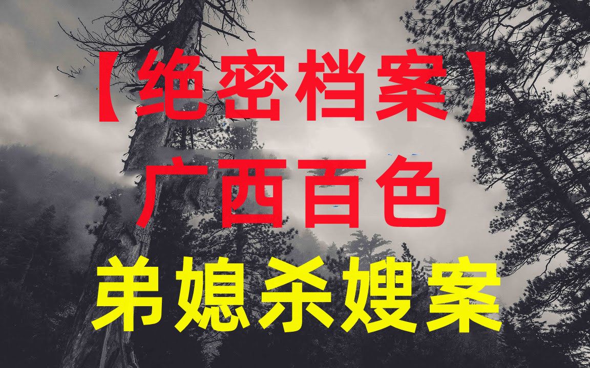 [图]广西百色弟媳杀嫂案【绝密档案】