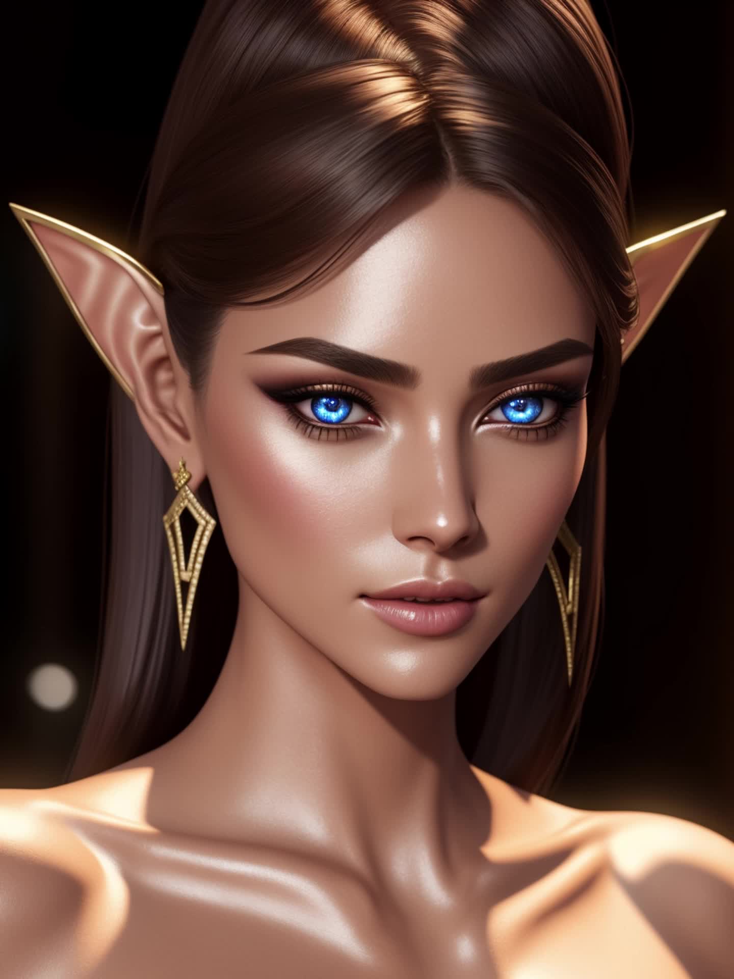 aicoser,ai绘画完美的精灵女孩