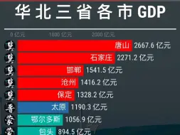 Télécharger la video: 华北三省各市GDP排行top20